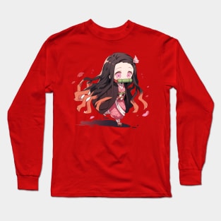 CHIBI NEZUKO Long Sleeve T-Shirt